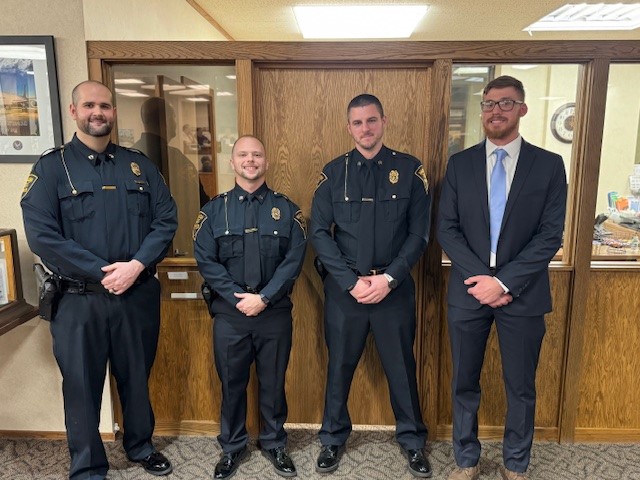 Wabash City Police Department Announces Several Promotions