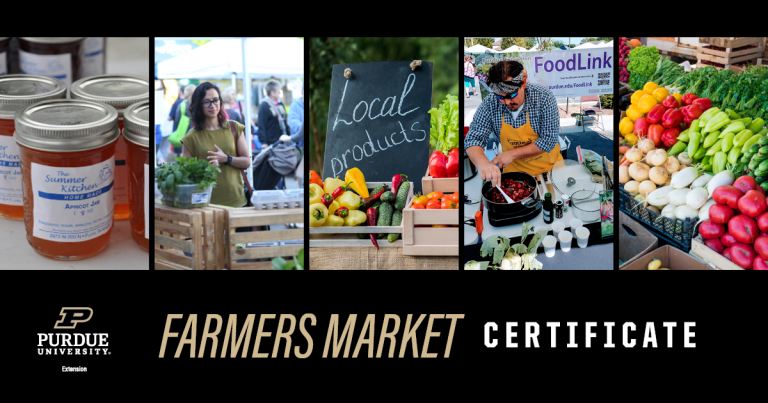 Purdue Extension to host virtual Farmers Market Certificate