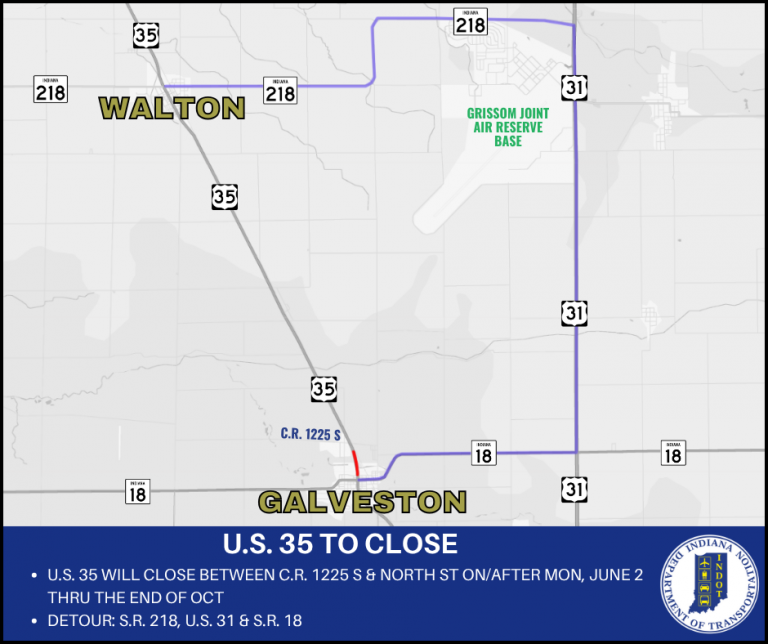 U.S. 35 to close near Galveston